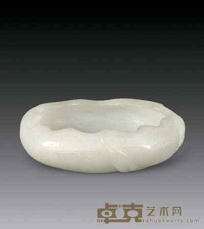 清 白玉小洗 长9.5cm